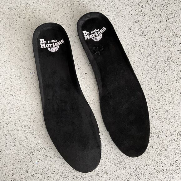 Dr. Martens Leather Zavala Ankle Combat Boots White 9 - Picture 10 of 12